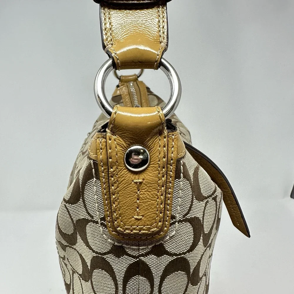 Coach signature hobo